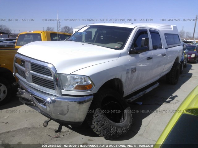 3C6UD5HL7CG229865 - 2012 DODGE RAM 2500 ST WHITE photo 2