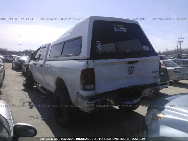 3C6UD5HL7CG229865 - 2012 DODGE RAM 2500 ST WHITE photo 3