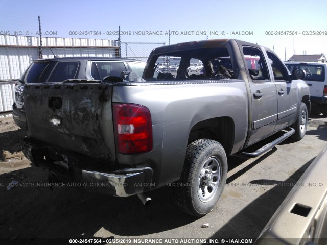 3GCEC13C88G237772 - 2008 CHEVROLET SILVERADO C1500 GRAY photo 4