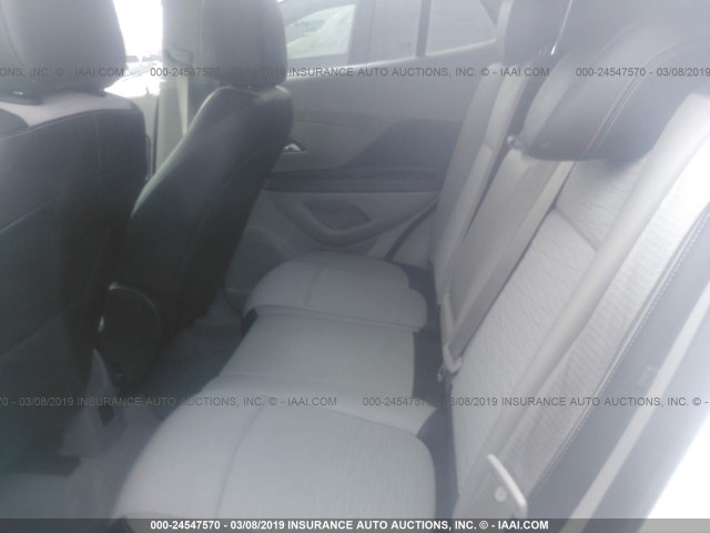 KL4CJASB7FB154467 - 2015 BUICK ENCORE WHITE photo 8