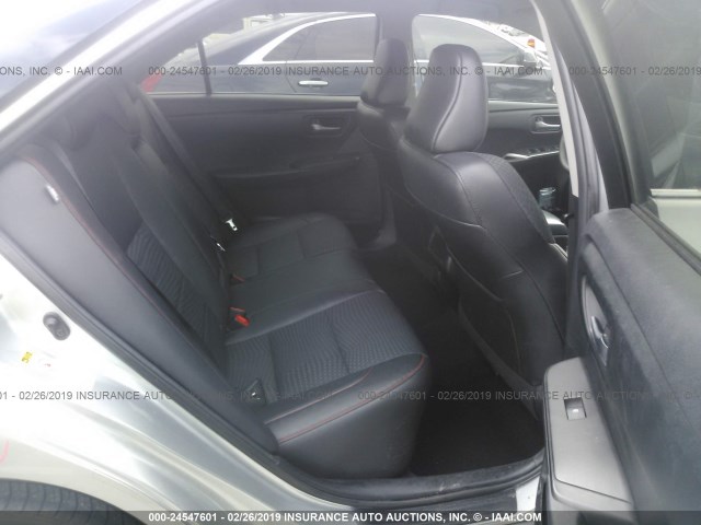 4T1BF1FK9FU982551 - 2015 TOYOTA CAMRY LE/XLE/SE/XSE GRAY photo 8