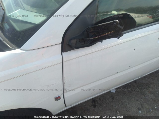 1G8AJ55F06Z121895 - 2006 SATURN ION LEVEL 2 白色 照片 6