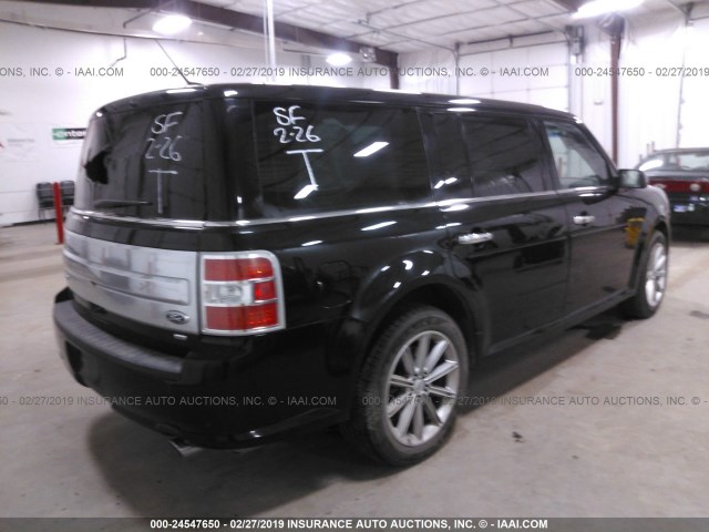 2FMHK6D84FBA06550 - 2015 FORD FLEX LIMITED BLACK photo 4