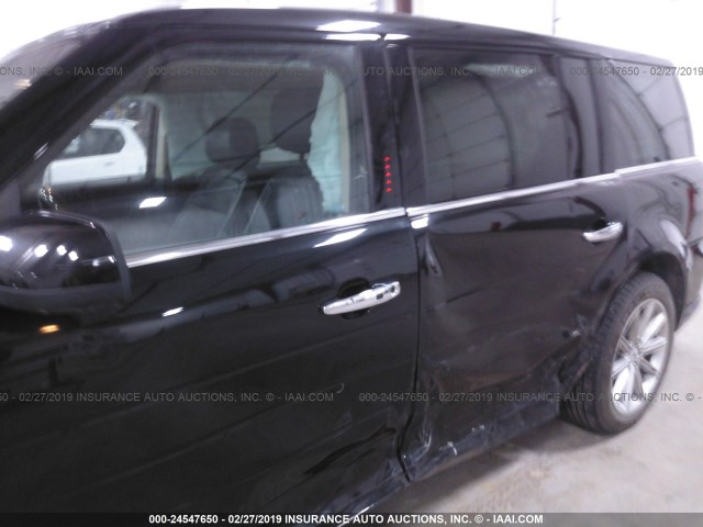 2FMHK6D84FBA06550 - 2015 FORD FLEX LIMITED BLACK photo 6