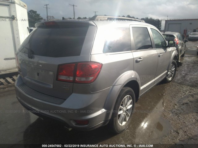 3C4PDCBG2GT131197 - 2016 DODGE JOURNEY SXT GRAY photo 4