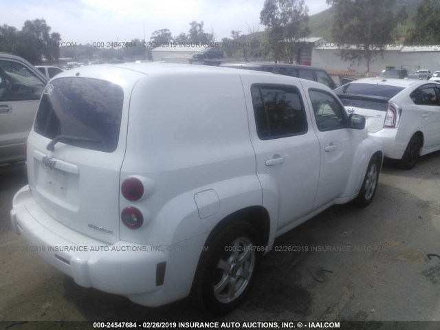 3GNCA13B29S540718 - 2009 CHEVROLET HHR LS WHITE photo 4