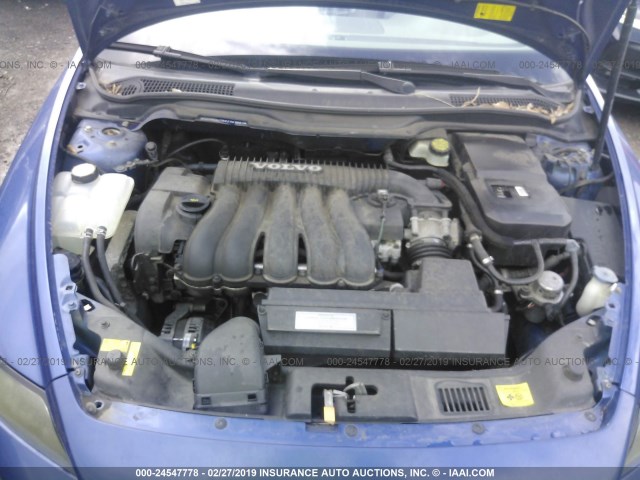 YV1MS390662161881 - 2006 VOLVO S40 2.4I BLUE photo 10