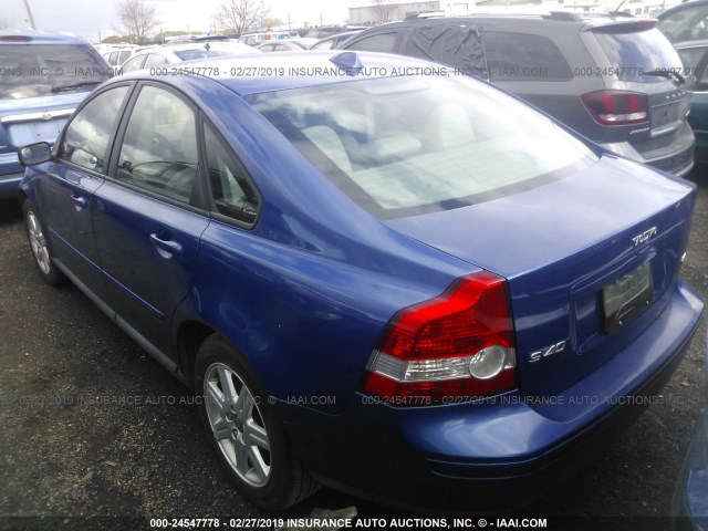 YV1MS390662161881 - 2006 VOLVO S40 2.4I BLUE photo 3