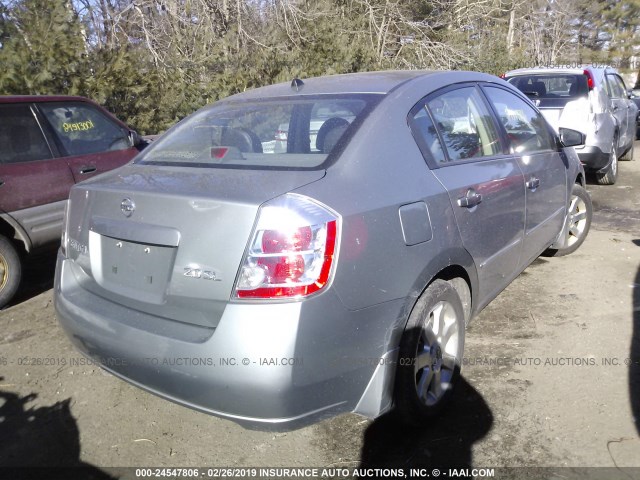 3N1AB61E77L677221 - 2007 NISSAN SENTRA 2.0/2.0S/2.0SL GRAY photo 4