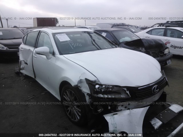 JTHBS1BL4D5001952 - 2013 LEXUS GS 450H WHITE photo 1