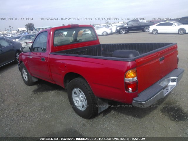 5TENL42N14Z438464 - 2004 TOYOTA TACOMA RED photo 3