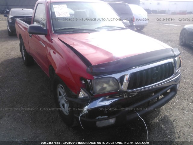 5TENL42N14Z438464 - 2004 TOYOTA TACOMA RED photo 6