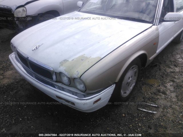 SAJHX6245VC805016 - 1997 JAGUAR XJ6 L WHITE photo 6