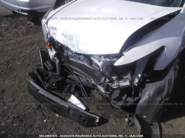 1HGCP3F82BA009336 - 2011 HONDA ACCORD EXL WHITE photo 6