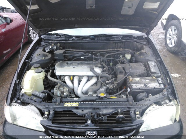 1NXBR12E6XZ242206 - 1999 TOYOTA COROLLA VE/CE/LE 黑色 照片 10
