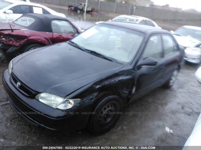 1NXBR12E6XZ242206 - 1999 TOYOTA COROLLA VE/CE/LE 黑色 照片 2