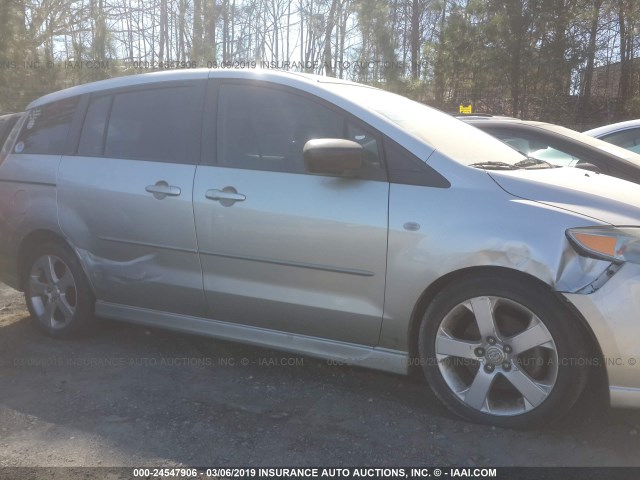 JM1CR293860101534 - 2006 MAZDA 5 SILVER photo 6