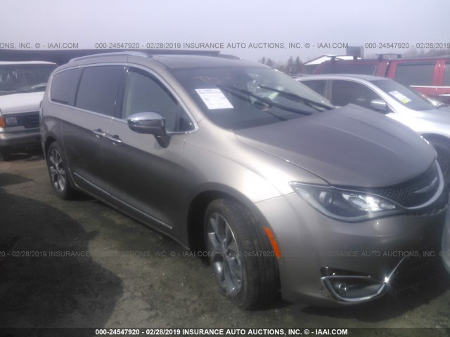 2C4RC1GG8JR154387 - 2018 CHRYSLER PACIFICA LIMITED GRAY photo 1