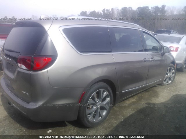 2C4RC1GG8JR154387 - 2018 CHRYSLER PACIFICA LIMITED GRAY photo 4
