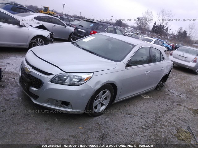 1G11B5SL9FF344508 - 2015 CHEVROLET MALIBU LS SILVER photo 2
