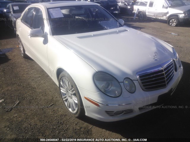 WDBUF72X28B212884 - 2008 MERCEDES-BENZ E 550 WHITE photo 1