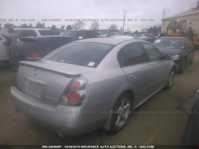 1N4BL11D96N407453 - 2006 NISSAN ALTIMA SE/SL/SE-R SILVER photo 4