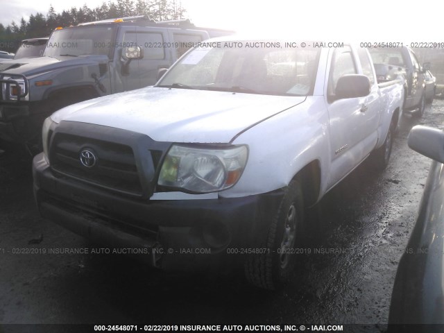 5TETX22N57Z388348 - 2007 TOYOTA TACOMA ACCESS CAB თეთრი ფოტო 2