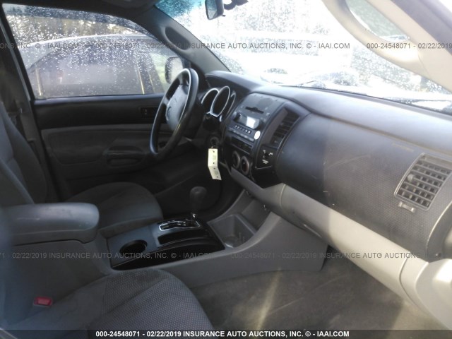 5TETX22N57Z388348 - 2007 TOYOTA TACOMA ACCESS CAB თეთრი ფოტო 5