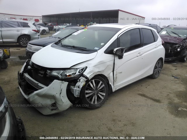 3HGGK5H97GM700986 - 2016 HONDA FIT EX/EXL WHITE photo 2