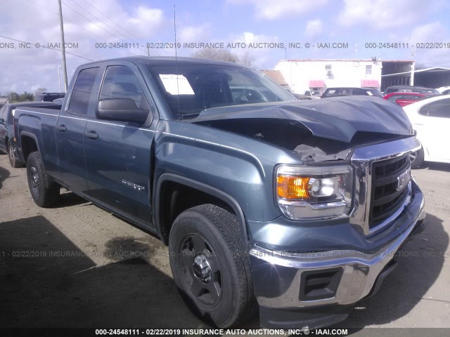 1GTR1TEH1EZ241072 - 2014 GMC SIERRA C1500 BLUE photo 1