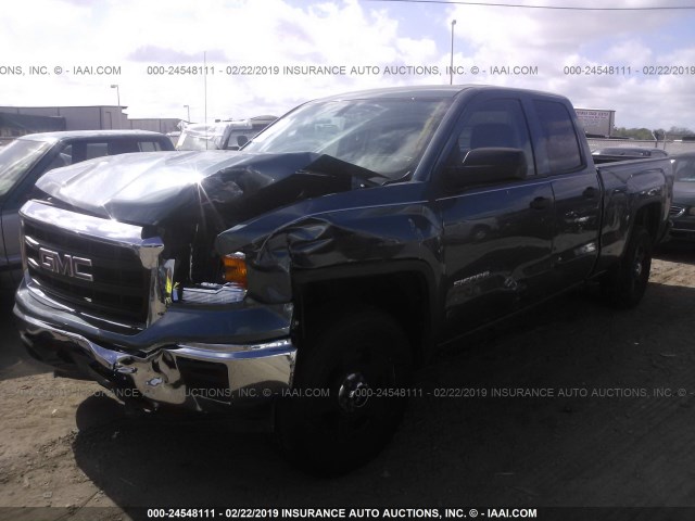 1GTR1TEH1EZ241072 - 2014 GMC SIERRA C1500 BLUE photo 2