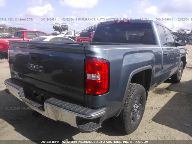 1GTR1TEH1EZ241072 - 2014 GMC SIERRA C1500 BLUE photo 4