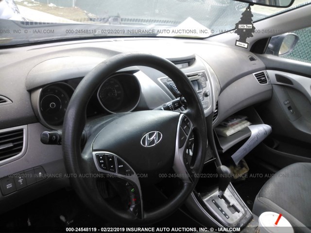 KMHDH6AE6DU022621 - 2013 HYUNDAI ELANTRA COUPE GS/SE BLACK photo 5