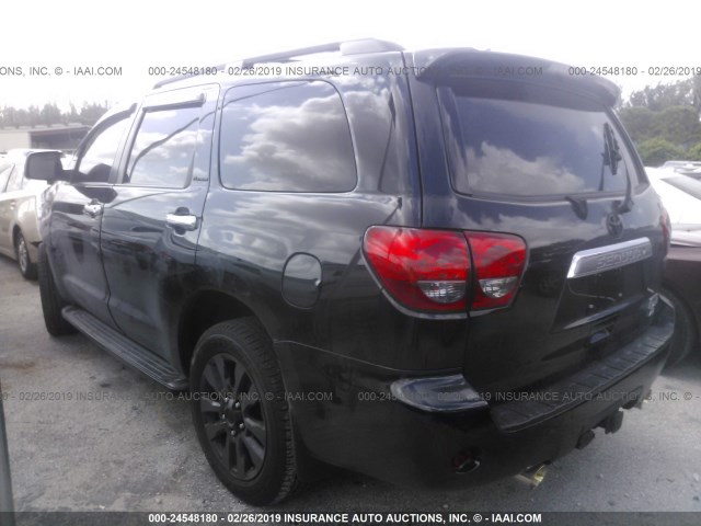 5TDDW5G15GS128592 - 2016 TOYOTA SEQUOIA PLATINUM BLACK photo 3