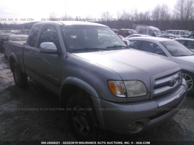 5TBBT44123S347754 - 2003 TOYOTA TUNDRA ACCESS CAB SR5 GRAY photo 1