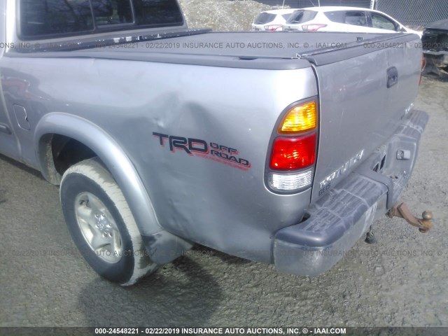 5TBBT44123S347754 - 2003 TOYOTA TUNDRA ACCESS CAB SR5 GRAY photo 6