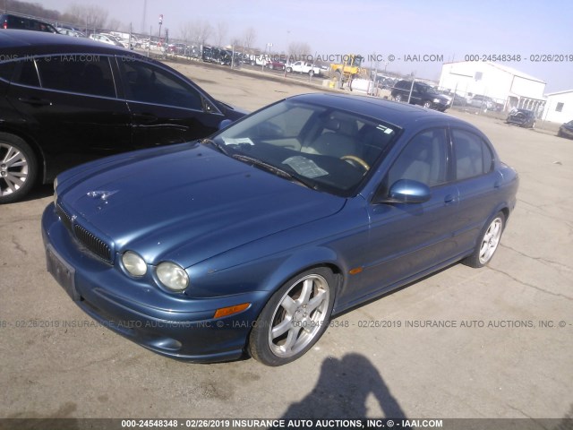 SAJEA53CX3WD12077 - 2003 JAGUAR X-TYPE SPORT 3.0 BLUE photo 2