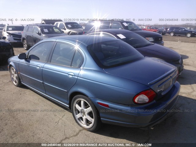 SAJEA53CX3WD12077 - 2003 JAGUAR X-TYPE SPORT 3.0 BLUE photo 3