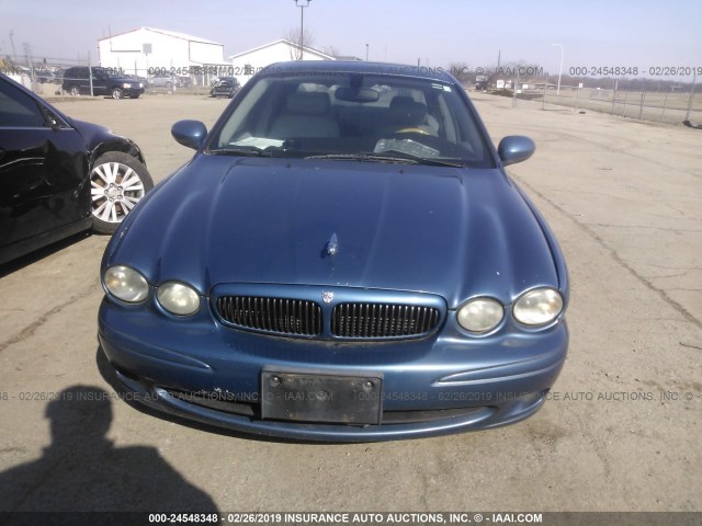 SAJEA53CX3WD12077 - 2003 JAGUAR X-TYPE SPORT 3.0 BLUE photo 6