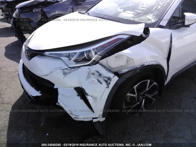 NMTKHMBX9JR031750 - 2018 TOYOTA C-HR XLE/XLE PREMIUM WHITE photo 6