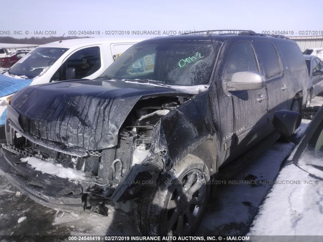 1GNFK16368J237603 - 2008 CHEVROLET SUBURBAN K1500 LS BLACK photo 2