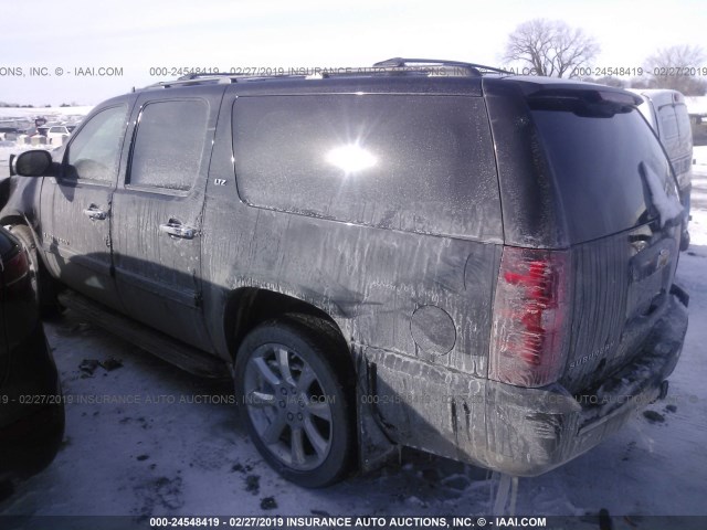 1GNFK16368J237603 - 2008 CHEVROLET SUBURBAN K1500 LS BLACK photo 3