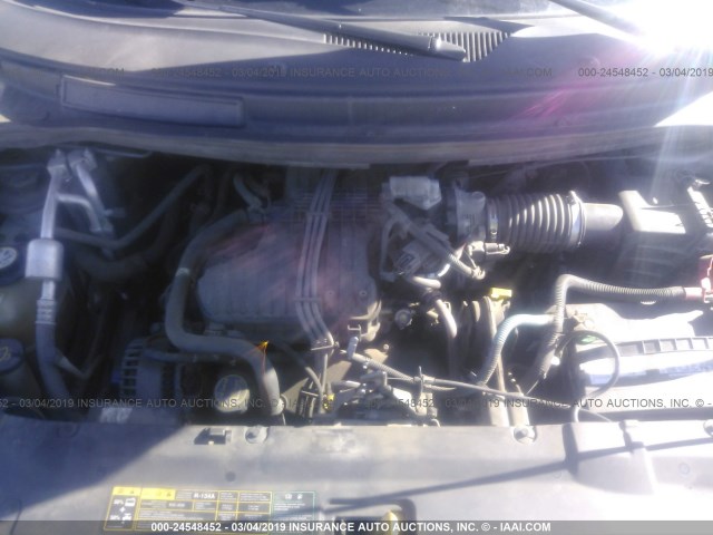 2FMDA52275BA44444 - 2005 FORD FREESTAR SEL SILVER photo 10