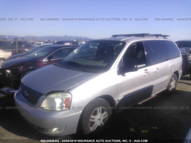 2FMDA52275BA44444 - 2005 FORD FREESTAR SEL SILVER photo 2