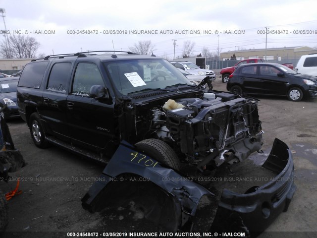 1GKFK66U45J150295 - 2005 GMC YUKON XL DENALI BLACK photo 1