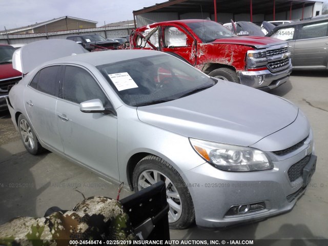 1G11H5SLXEF260906 - 2014 CHEVROLET MALIBU LTZ SILVER photo 1