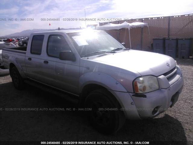 1N6ED29X24C454421 - 2004 NISSAN FRONTIER CREW CAB XE V6 SILVER photo 1