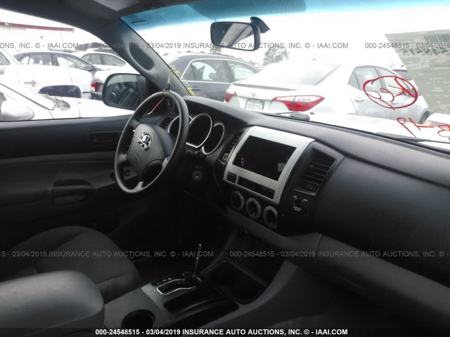5TFTX4CN7BX008579 - 2011 TOYOTA TACOMA ACCESS CAB ვერცხლისფერი ფოტო 5