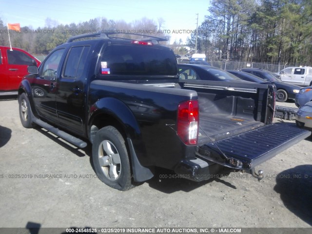 1N6AD07UX8C406294 - 2008 NISSAN FRONTIER CREW CAB LE/SE/OFF ROAD BLACK photo 3