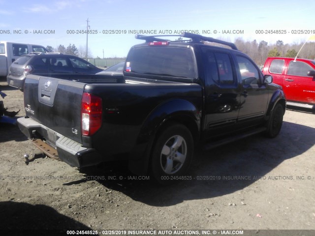 1N6AD07UX8C406294 - 2008 NISSAN FRONTIER CREW CAB LE/SE/OFF ROAD BLACK photo 4